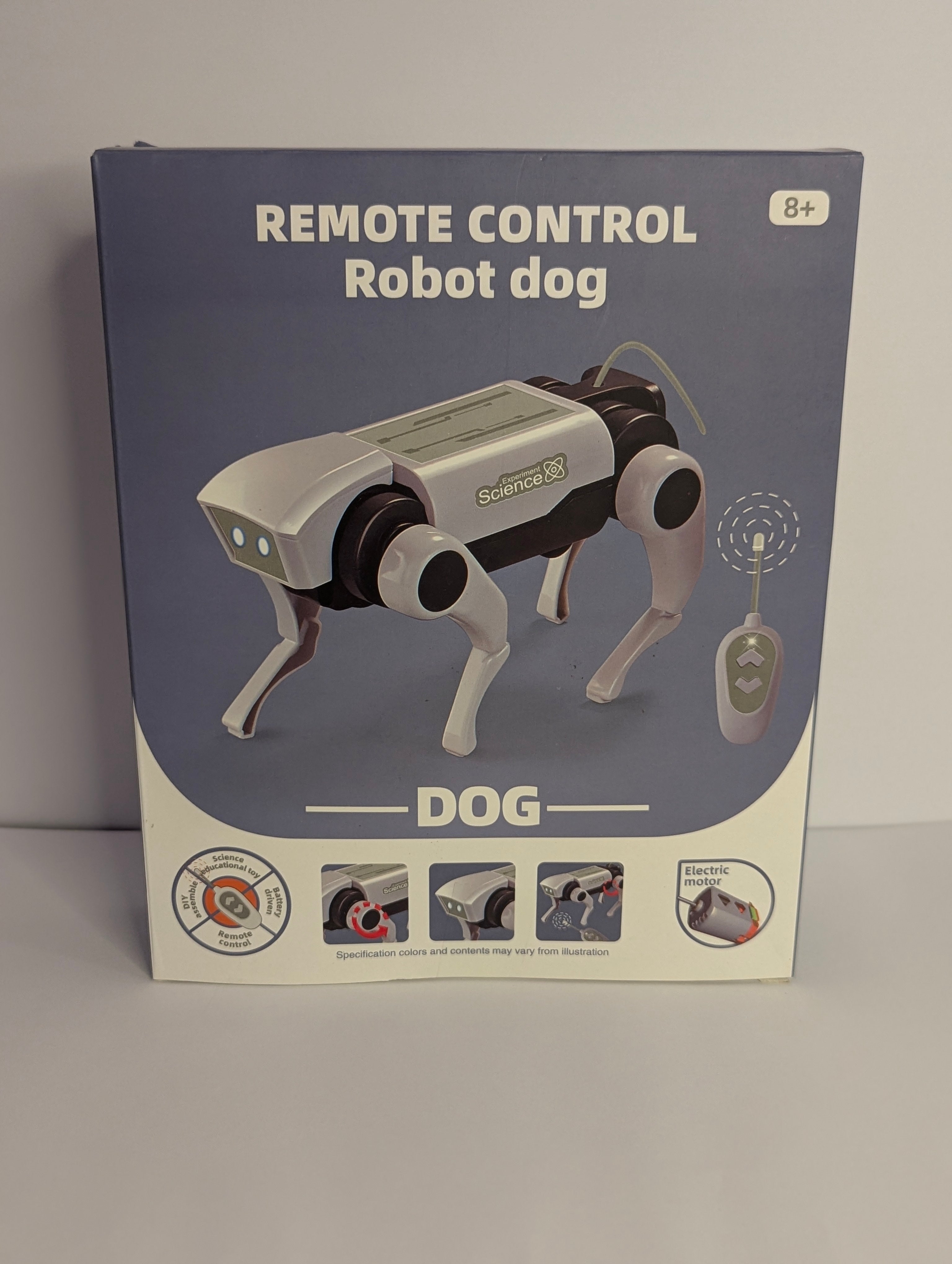 STEM DIY Remote Control Robot Dog – Educational Science Kit for Kids