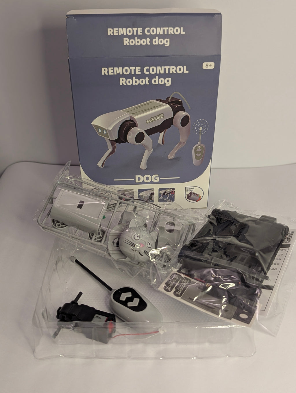 STEM DIY Remote Control Robot Dog – Educational Science Kit for Kids